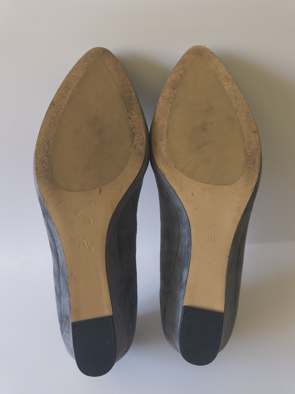 Talbots Lacey Gray Suede Platform Wedge - Picture 8 of 8